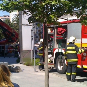 Cvičenie HaZZ, Cassovar na Žriedlovej ul., Košice (12.05.2015)