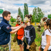 Okresné kolo súťaže mladých záchranárov CO (30. 4. 2019)