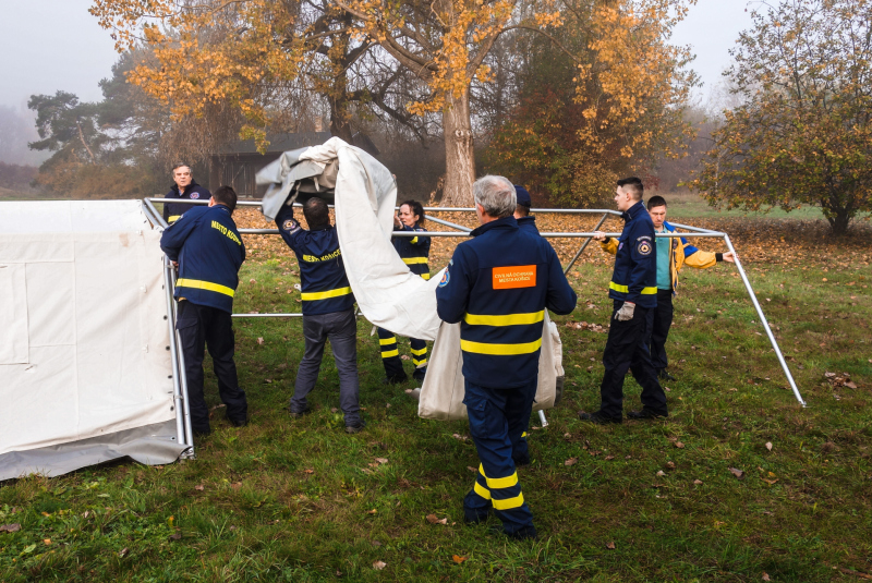 Zamestnanie referátu CO, BOZP a PO - Bernátovce (16.10.2019)