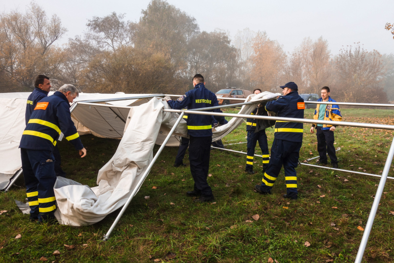 Zamestnanie referátu CO, BOZP a PO - Bernátovce (16.10.2019)