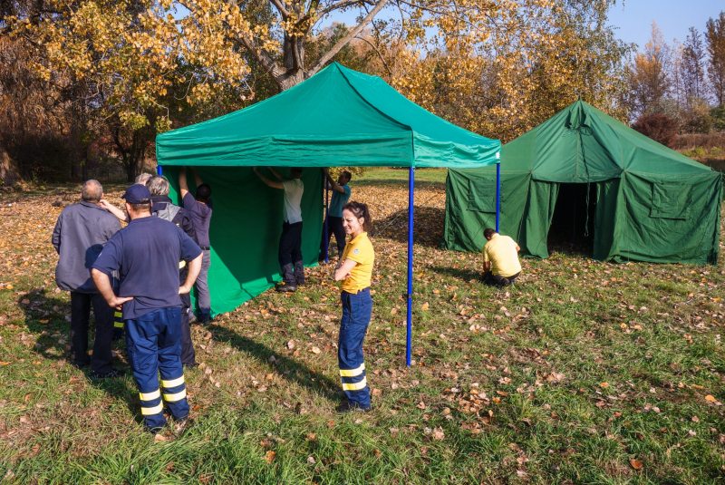 Zamestnanie referátu CO, BOZP a PO - Bernátovce (16.10.2019)