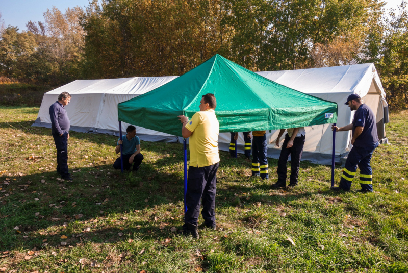 Zamestnanie referátu CO, BOZP a PO - Bernátovce (16.10.2019)