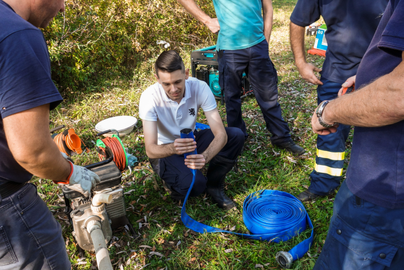 Zamestnanie referátu CO, BOZP a PO - Bernátovce (16.10.2019)