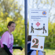 Okresné kolo súťaže mladých záchranárov civilnej ochrany (CVČ Po
