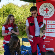 Okresné kolo súťaže mladých záchranárov civilnej ochrany (CVČ Po