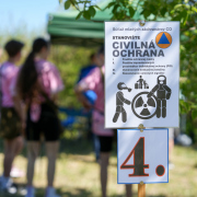 Okresné kolo súťaže mladých záchranárov civilnej ochrany (CVČ Po