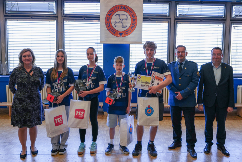 Okresné kolo súťaže mladých záchranárov civilnej ochrany (CVČ Po