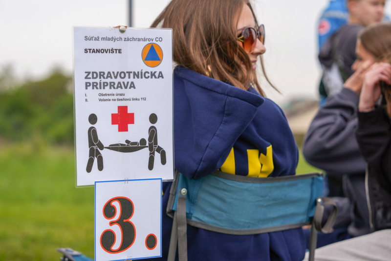 Krajské kolo Súťaže mladých záchranárov civilnej ochrany (CVČ Po