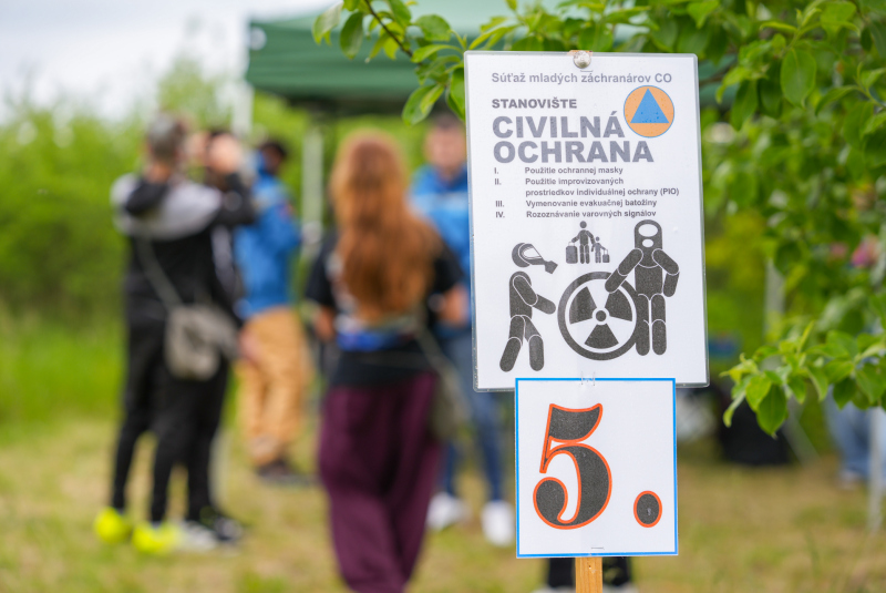 Krajské kolo Súťaže mladých záchranárov civilnej ochrany (CVČ Po