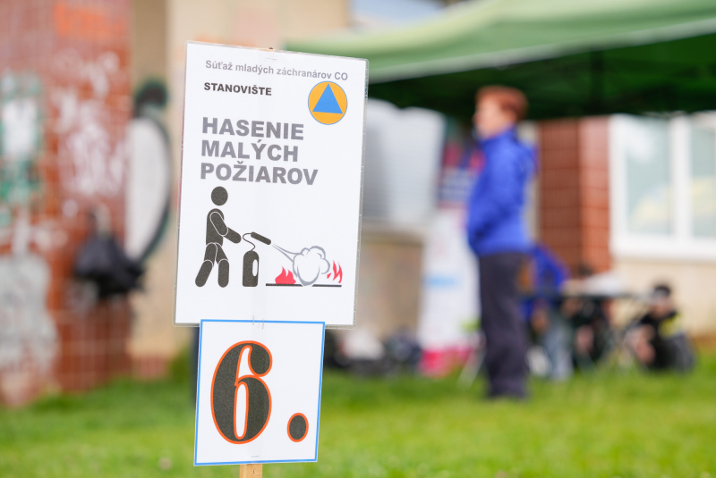 Krajské kolo Súťaže mladých záchranárov civilnej ochrany (CVČ Po