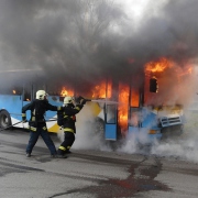 Požiar autobusu 2014