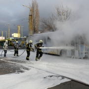 Požiar autobusu 2014